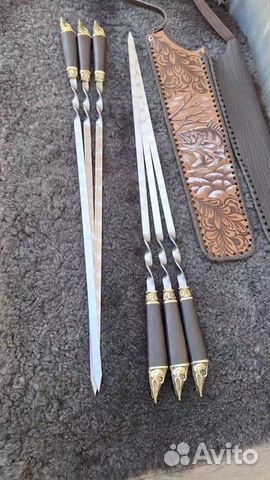 Набор шампуров «Щука» купить с доставкой Набор шампуров «Щука»