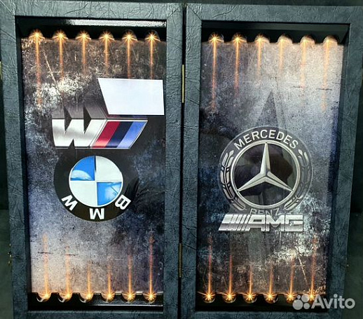 Нарды «BMW против Mercedes» купить с доставкой Нарды «BMW против Mercedes»