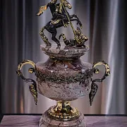 Кубок «Георгий Победоносец» из латуни и бронзы с креноидом — фотография 1