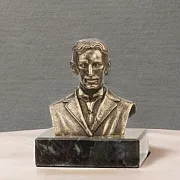 Бюст «Никола Тесла» из бронзы — фотография 1