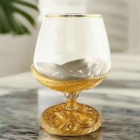 Бокал для коньяка "Модерн". Позолота