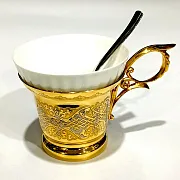 Кофейная пара "Узор". Златоуст. — красивый подарок — фотография 4