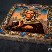 Икона Святой Матроны Московской — фотография 6