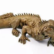 Скульптура из бронзы «Игуана» — фотография 2