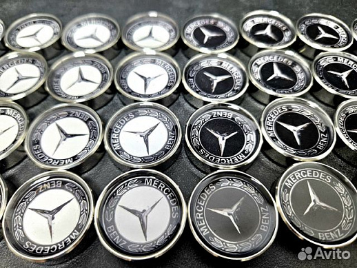 Стальные фишки «Mercedes» купить с доставкой Стальные фишки «Mercedes»