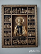 Резная Икона Сергий Радонежский