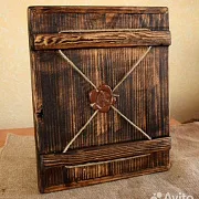 Икона деревянная "Богоматерь Донская" — фотография 2