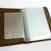 Обложка для документов авто из натуральной кожи — фотография 3