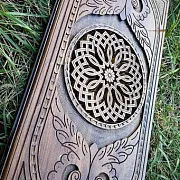 Резные деревянные нарды «Царский узор» — фотография 1